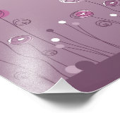 Lila Sommer Fotodruck (Ecke)