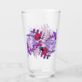 Lila Sonnenblass Glas (Rückseite)