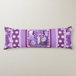 Lila Sonnenblume Seitenschläferkissen