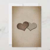 Lila Sonnenblumenhochzeit im rustikalen Land Save The Date (Rückseite)