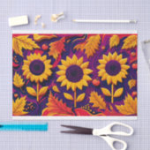 Lila Sonnenblumentrio, Folkloregie-Blume für den F Seidenpapier (Handwerk)