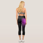 Lila Sonnenbrille Capri Leggings (Rückseite)