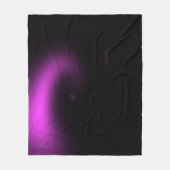 Lila Sonnenbrille Fleecedecke (Vorderseite)