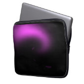 Lila Sonnenbrille Laptopschutzhülle (Vorderseite Links)