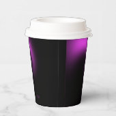 Lila Sonnenbrille Pappbecher (Rechts)