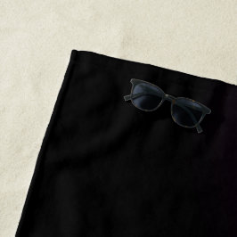 Lila Sonnenbrille Strandtuch