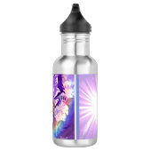 Lila Sonnenmärchen Edelstahlflasche (Rechts)