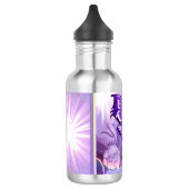 Lila Sonnenmärchen Edelstahlflasche (Links)