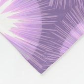 Lila Sonnenmärchen Fleece Blanket (Ecke)
