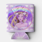 Lila Sonnenmärchen können kühlen Dosenkühler (Rückseite)