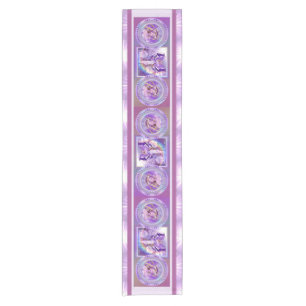 Lila Sonnenmärchen Kurzer Tischläufer
