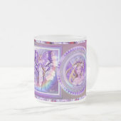 Lila Sonnenmärchen Mattglastasse (VorderseiteRechts)