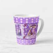 Lila Sonnenmärchen Milchtasse (Rechte Ecke)