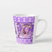 Lila Sonnenmärchen Milchtasse (Rechts)