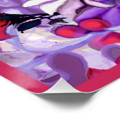 Lila Sonnenmärchen Poster (Ecke)