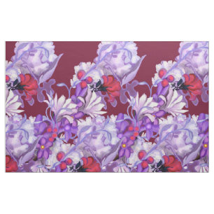 Lila Sonnenstrahlen Details : Blume Stoff