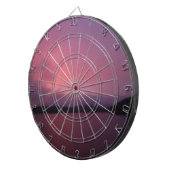 Lila Sonnenuntergang am Arrowhad-See Dartscheibe (Vorderseite rechts)