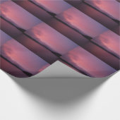 Lila Sonnenuntergang am Arrowhad-See Geschenkpapier (Ecke)