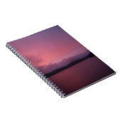 Lila Sonnenuntergang am Arrowhad-See Notizblock (Rechte Seite)