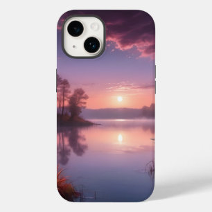 Lila Sonnenuntergang am Lago Maggiore Case-Mate iPhone 14 Hülle