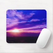 Lila Sonnenuntergang Mousepad (Mit Mouse)