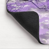 Lila Sonnenuntergang Mousepad (Ecke)