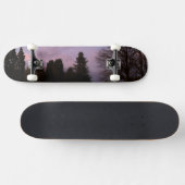 Lila Sonnenuntergang-Skateboard Skateboard (Horizontal)