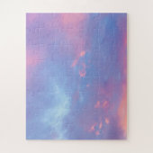 Lila Sonnenuntergang Sonnenuntergang in Rosa Puzzle (Vertikal)