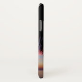 Lila Sonnenuntergang-Strand-tropische Case-Mate iPhone Hülle (Hinten/Rechts)