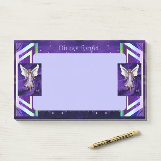 LILA SOUL 3 POST-IT KLEBEZETTEL (Auf Schreibtisch)