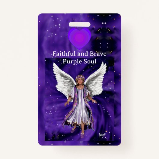 lila Soul Ausweis (Vorderseite)