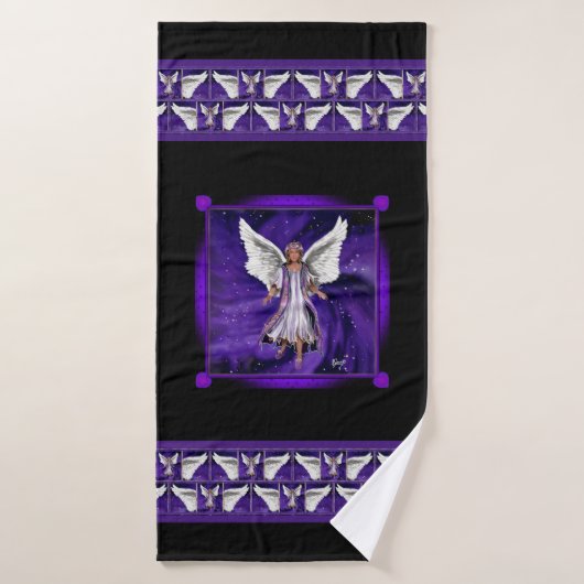 Lila Soul Badehandtuch (Badehandtuch)