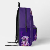 Lila Soul Bedruckter Rucksack (Links)