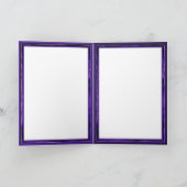 Lila Soul-Blindkarte Dankeskarte (Innenseite)