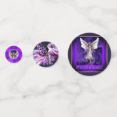 Lila Soul Confetti Konfetti (Rückseiten)