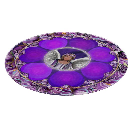 Lila Soul, Einzelschneidplatte Schneidebrett (Ecke)