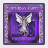 lila Soul Etiketten (Design 1)