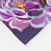 Lila Soul Fleece Blanket (Ecke)