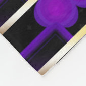 Lila Soul Fleece Blanket (Ecke)