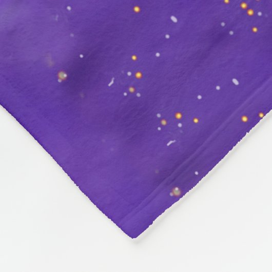 Lila Soul Fleece Blanket (Ecke)