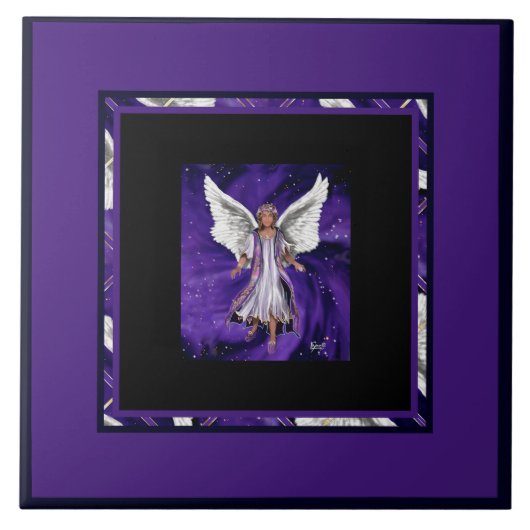 Lila Soul Fliese (Vorderseite)