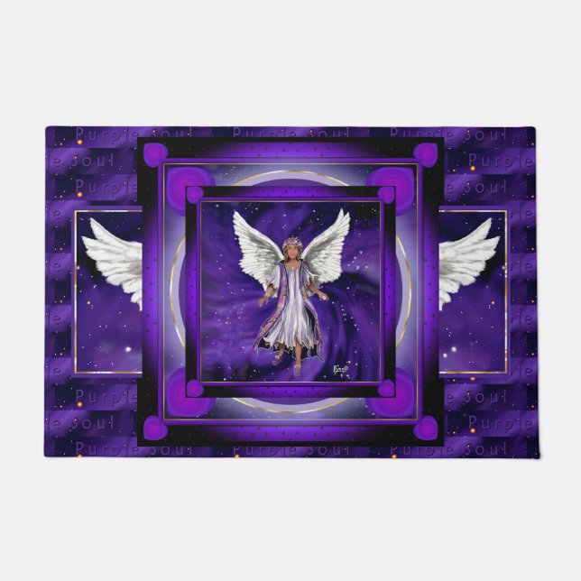 Lila Soul Fußmatte (Vorderseite)