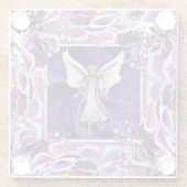 Lila Soul Glasuntersetzer (Rückseite)