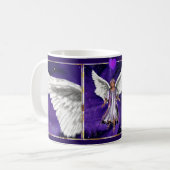 Lila Soul Kaffeetasse (Vorderseite Links)