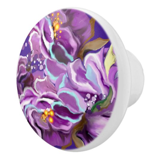 Lila Soul Keramik Keramikknauf (Rechts)