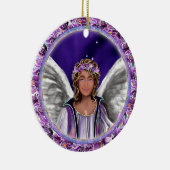 Lila Soul Keramik Ornament (Rechts)