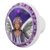 Lila Soul Keramikknauf (Rechts)