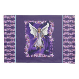 Lila Soul Kissenbezug