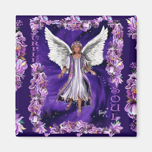 Lila Soul Magnet (Vorne)