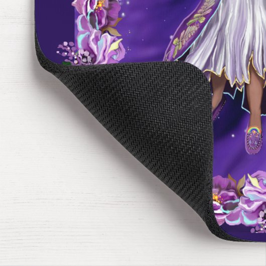 Lila Soul-Maus-Pad Mousepad (Ecke)